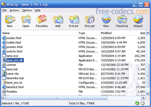 Lame Mp3 Encoder  -  5