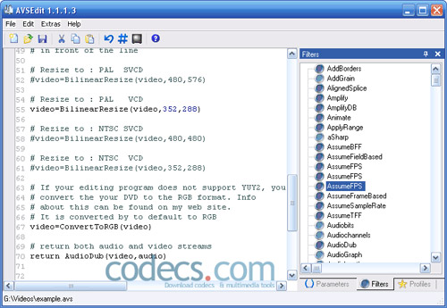 AVSEdit 1.1.1.3 screenshot