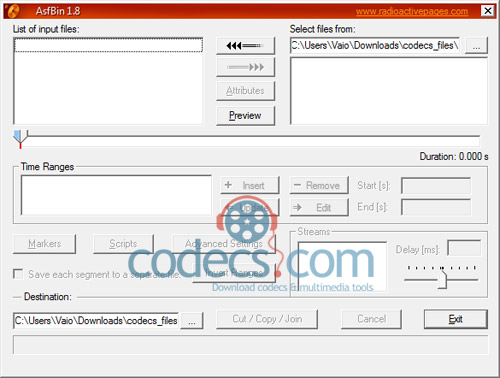 AsfBinWin 1.8.3.934 screenshot