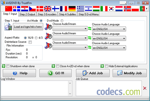 Avi2Dvd 0.6.4 screenshot
