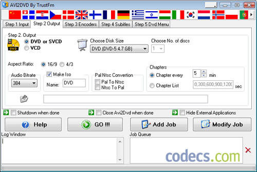 Avi2Dvd 0.6.4 screenshot
