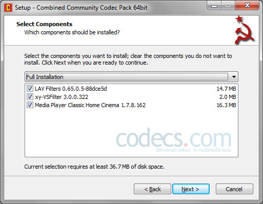 codec pack cccp