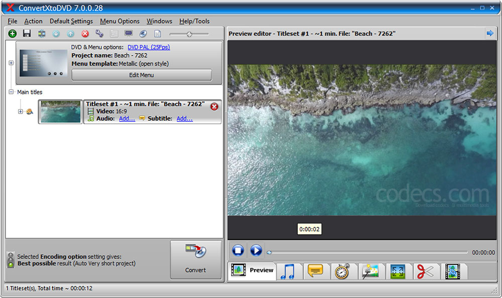 ConvertXtoDVD 5.0.0.51 screenshot