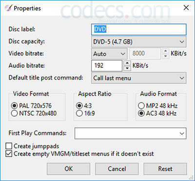 DVDStyler 2.5 beta 4 screenshot