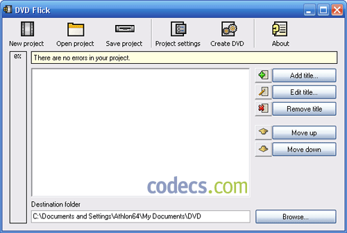 DVD Flick 1.3.0.7 screenshot