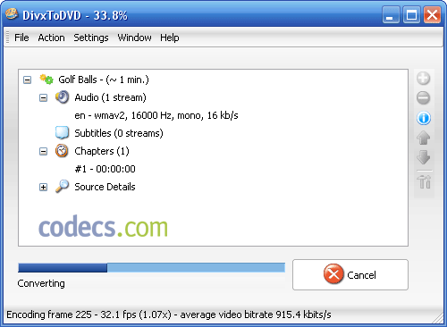 DivXToDVD Converter 1.99.24 screenshot