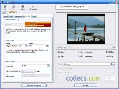 Dr. DivX 2.0.1 beta 7 screenshot