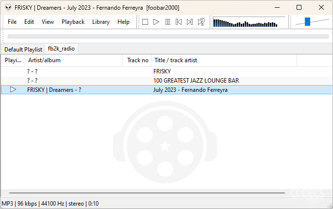 foobar2000 1.2.6 screenshot