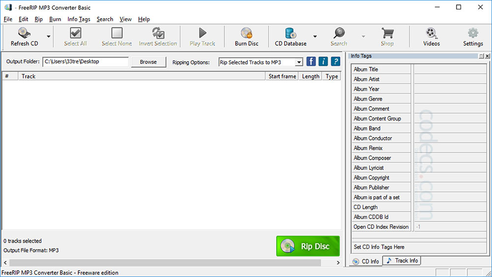 FreeRIP 4.1.1 screenshot