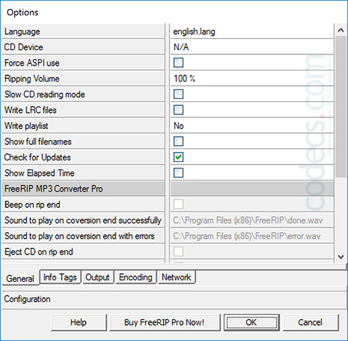 FreeRIP 4.1.1 screenshot