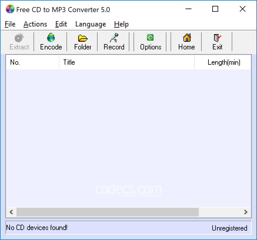 Free CD to MP3 Converter 4.3 screenshot