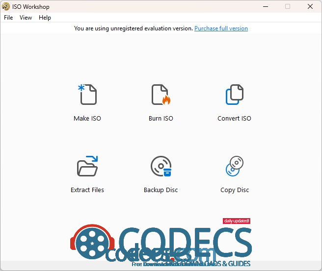 ISO Workshop 4.2 screenshot