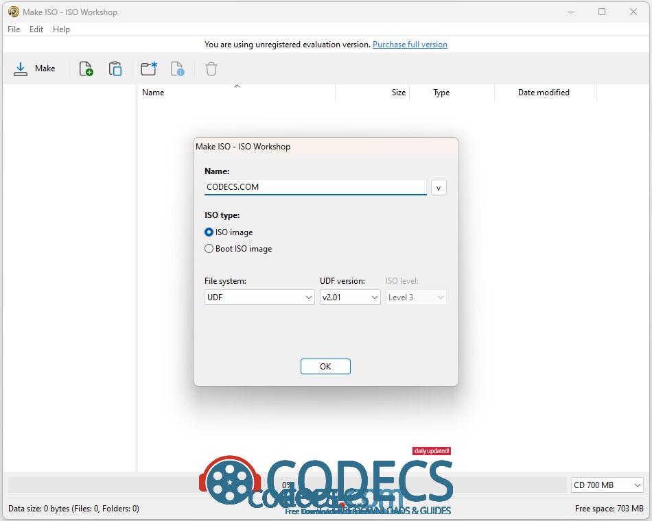 ISO Workshop 4.2 screenshot