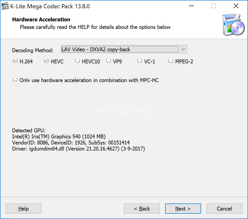 Download K-Lite Codec Pack Full
