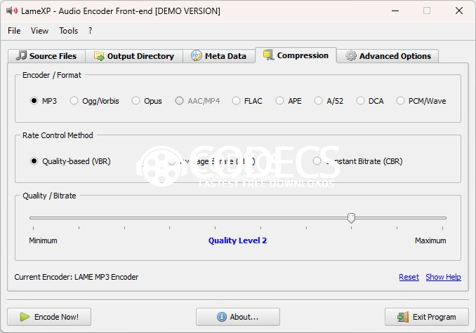 LameXP 4.07 final screenshot