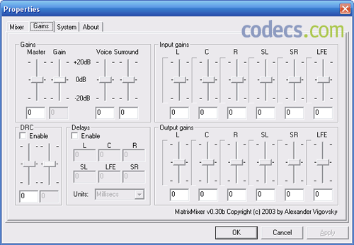 MatrixMixer 0.30b screenshot