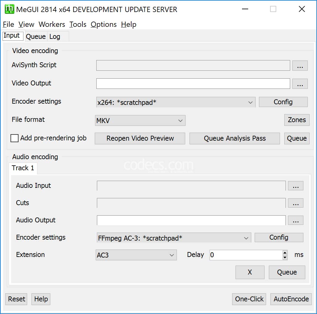 MeGUI 2341 screenshot