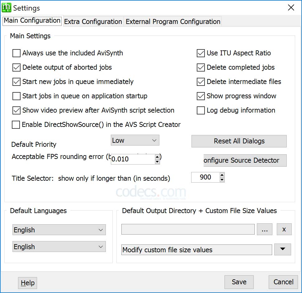 MeGUI 2341 screenshot