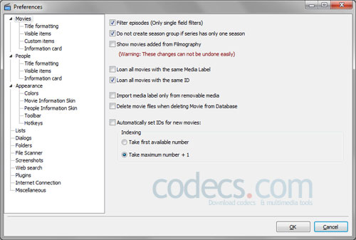 free download personal video database 1 0 2 7 video data base
