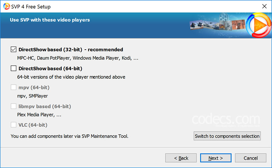 SmoothVideo Project (SVP) 3.1.4 screenshot