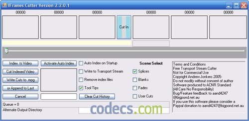 IFrames Transport Stream Cutter 2.2.0.1 screenshot