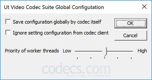 Ut Video Codec Suite 12.2 screenshot
