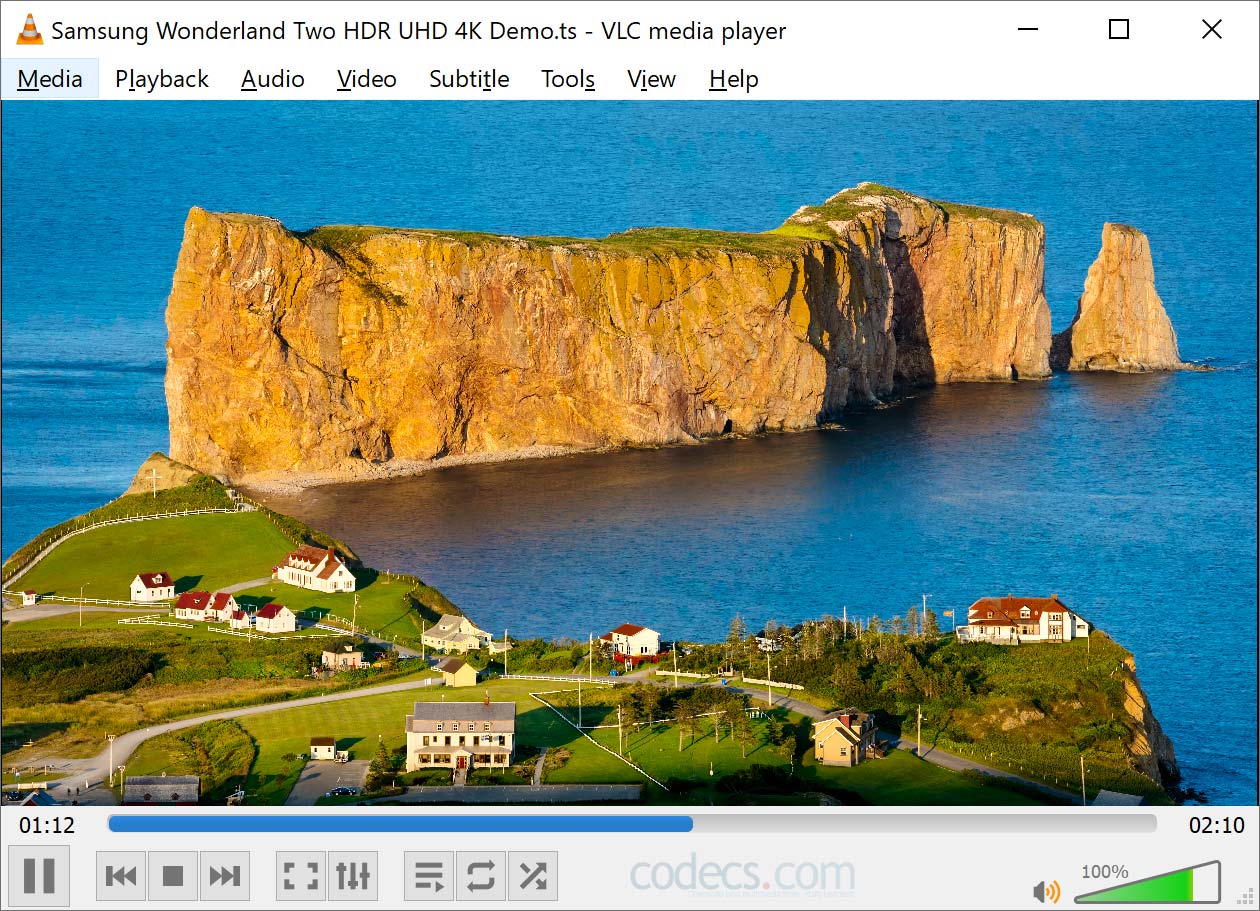 VLC Media Player 2.0.3 screenshot