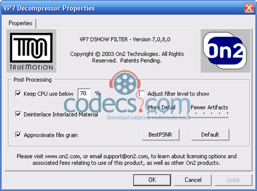 VP7 Personal Edition 7.0.1.0 screenshot