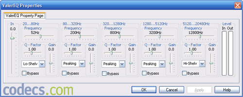 ValerEQ 2.1 screenshot