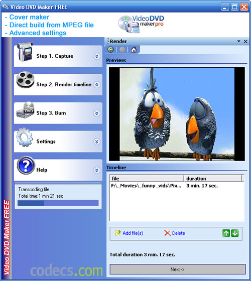 Video DVD Maker Free 3.32.0.80 screenshot