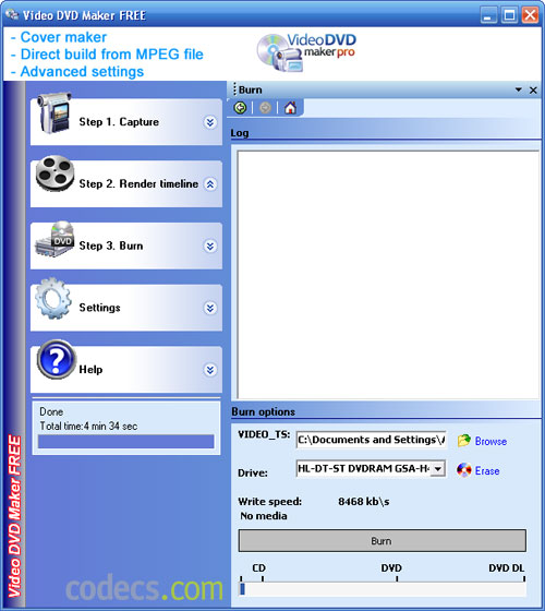 Video DVD Maker Free 3.32.0.80 screenshot