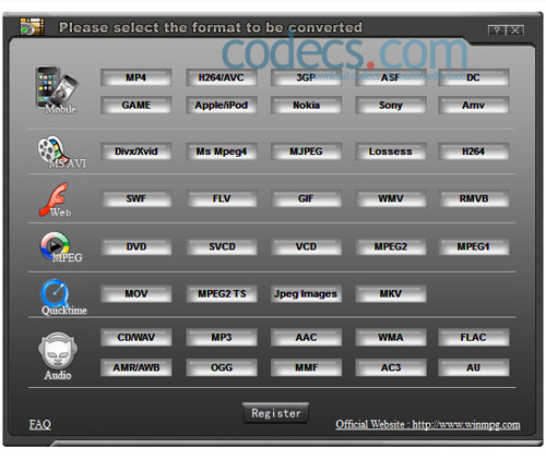 WinMPG Video Convert 9.3.4 screenshot