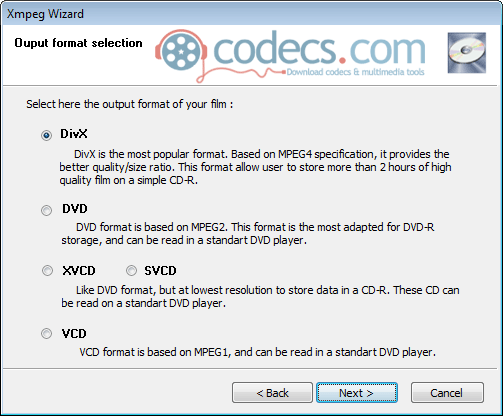 XMPEG 5.0.3 beta 2 screenshot