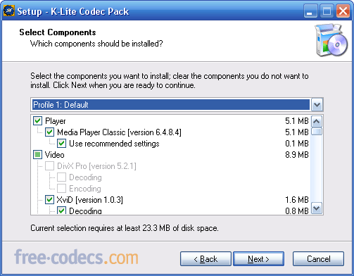 K-Lite Codec Pack Full v2.50