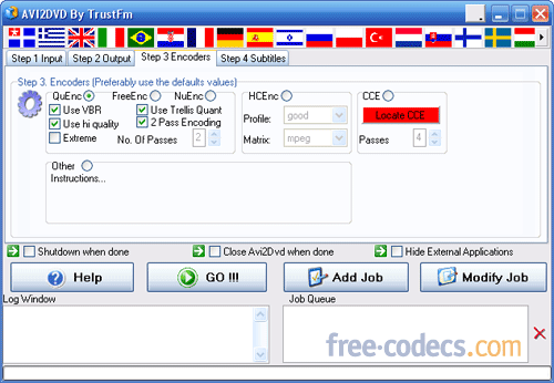 Avi2Dvd 0.4.5 beta screenshot