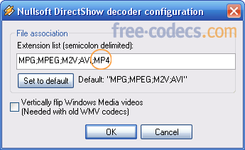 nullsoft directshow decoder