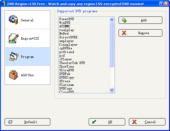 DVD Region+CSS Free 5.9.8.5 screenshot