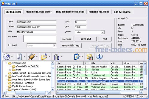 eags on! mp3 0.8.81 screenshot