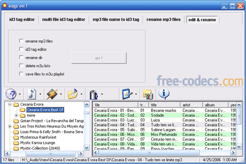 eags on! mp3 0.8.81 screenshot