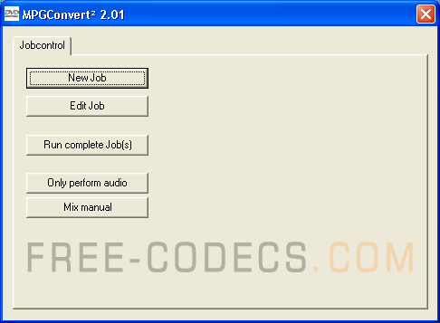 MPGConvert&sup2; (call it MPGC SQUARE) 2.01 screenshot