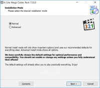 K-Lite Mega Codec Pack 14.8.8 screenshot