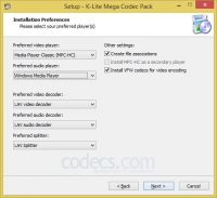 K-Lite Mega Codec Pack 13.2.7 beta screenshot