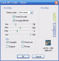 lame mp3 pour virtualdub