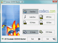 HT Fireman CD/DVD Burner 1.4 screenshots