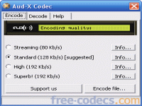Aud-X surround codec 1.24 screenshots