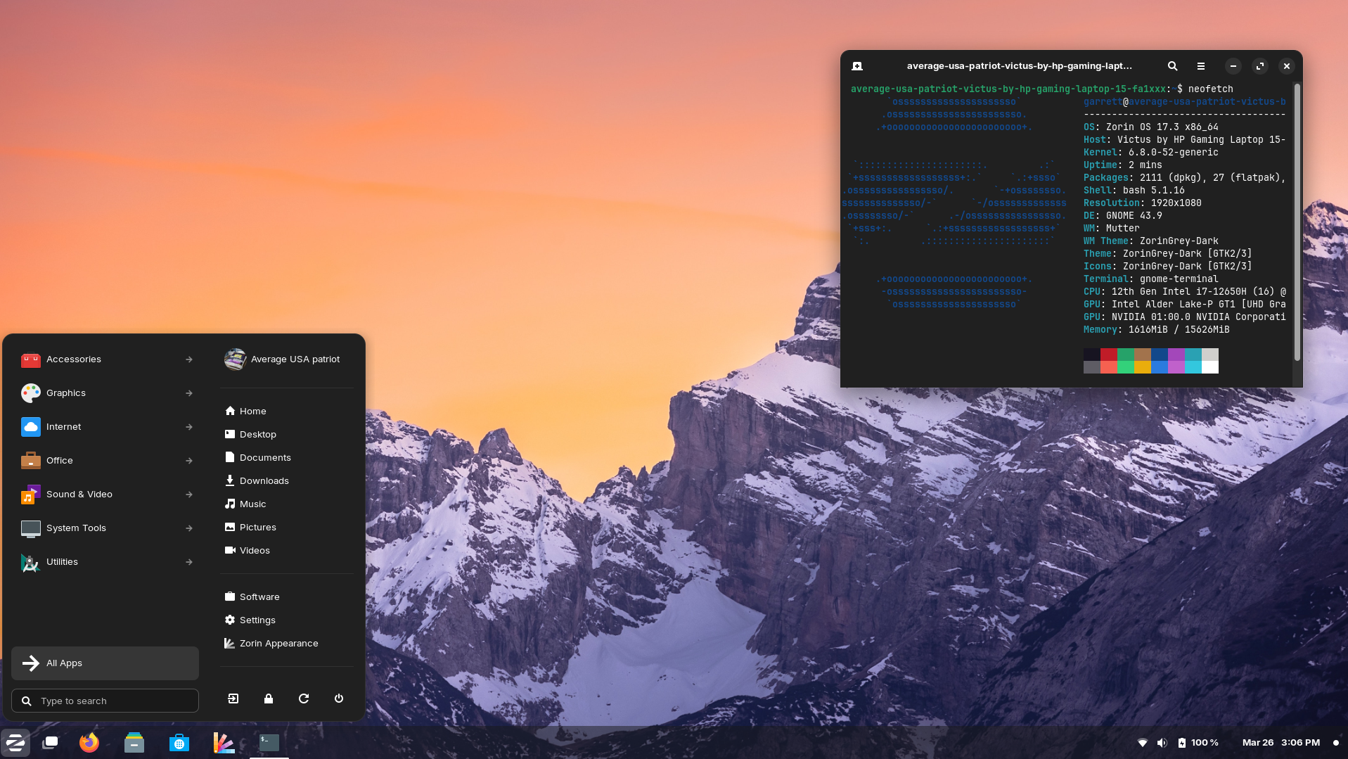 Linux Zorin OS