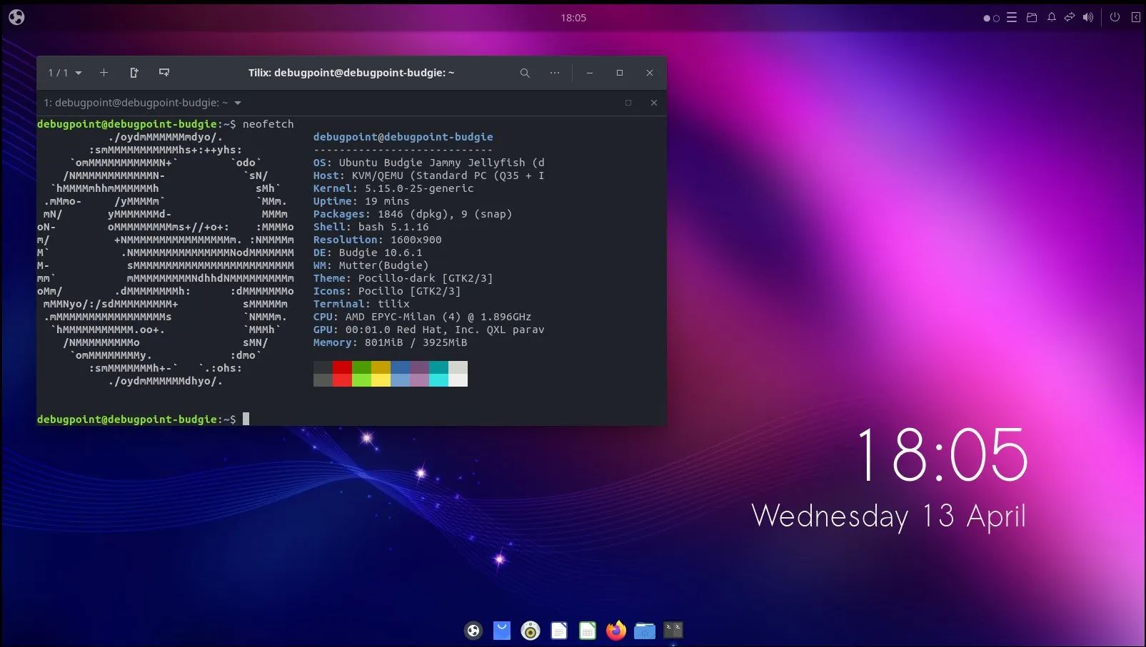 Linux Ubuntu Budgie