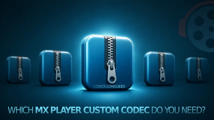 Choosing the right MX Player custom codec file