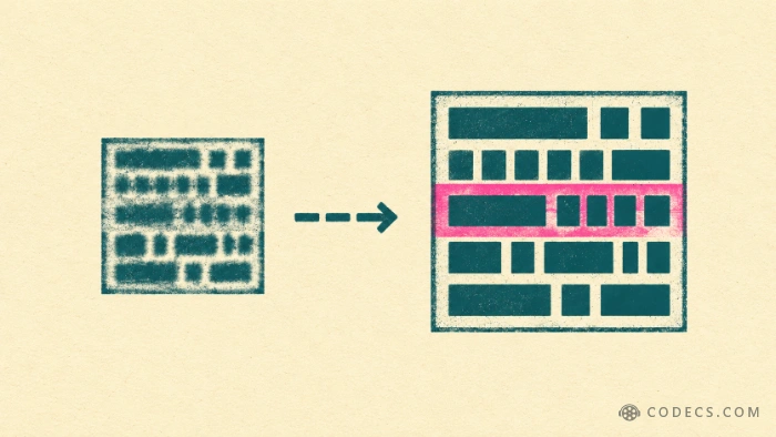 A small blurry photo becoming a larger, sharp one with one line of text highlighted, showing that bigger, clearer images copy better