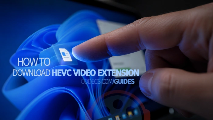 Downloading the free HEVC Video Extension package for Windows